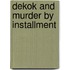 DeKok and Murder by Installment