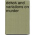 DeKok and Variations on Murder