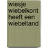 Wiesje Wiebelkont heeft een wiebeltand