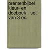 Prentenbijbel kleur- en doeboek - set van 3 ex. door Onbekend