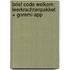 Brief code Welkom: leerkrachtenpakket + GoRemi-app