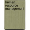 Human resource management door Margaret Foot