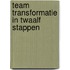 Team Transformatie in Twaalf Stappen