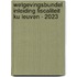 Wetgevingsbundel inleiding fiscaliteit KU Leuven - 2023