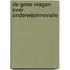 De grote vragen over onderwijsinnovatie