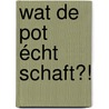 Wat de pot écht schaft?! door Liza de Bie