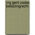 VRG Gent Codex Belastingrecht