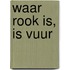 Waar rook is, is vuur