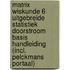 Matrix Wiskunde 6 Uitgebreide statistiek Doorstroom Basis Handleiding (incl. Pelckmans Portaal)