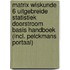 Matrix Wiskunde 6 Uitgebreide statistiek Doorstroom Basis Handboek (incl. Pelckmans Portaal)