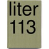 Liter 113 door Onbekend