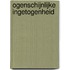 Ogenschijnlijke ingetogenheid