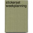 Stickerset weekplanning