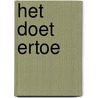 Het doet ertoe by Jan Mertens