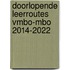 Doorlopende leerroutes VMBO-MBO 2014-2022