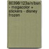 80398/123A/N/BSN - MEGACOLOR + STICKERS - DISNEY FROZEN