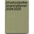 Structuurjunkie lerarenplanner 2024/2025