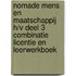 Nomade Mens en Maatschappij h/v deel 3 combinatie licentie en leerwerkboek