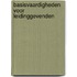 Basisvaardigheden voor leidinggevenden