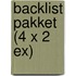 Backlist pakket (4 x 2 ex)