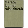Therapy journal: Relatiebreuk door Elien Tubbax