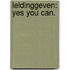 Leidinggeven: yes you can
