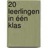 20 leerlingen in één klas door Mieke Y. Van Dijk
