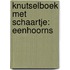 Knutselboek met schaartje: Eenhoorns