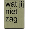 Wat jij niet zag door Henk Mennes