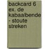 Backcard 6 ex. De Kabaalbende - Stoute Streken