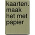 Kaarten. Maak het met papier