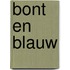 Bont en blauw