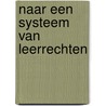 Naar een systeem van leerrechten door Jellien Knol