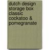 Dutch Design Storage Box Classic Cockatoo & Pomegranate door Onbekend