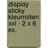 Display Sticky kleurrollen XXL - 2 x 6 ex.