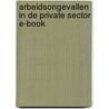 Arbeidsongevallen in de private sector E-book door Onbekend