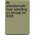 De arbeidsmarkt naar opleiding en beroep tot 2028