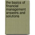 The Basics of Financial Management Answers and Solutions