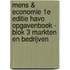 Mens & Economie 1e editie HAVO Opgavenboek - Blok 3 Markten en bedrijven