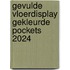 GEVULDE VLOERDISPLAY GEKLEURDE POCKETS 2024