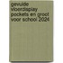 GEVULDE VLOERDISPLAY POCKETS EN GROOT VOOR SCHOOL 2024