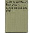 Getal & Ruimte ed 13.0 vwo 3 antwoordenboek deel 1