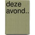 Deze avond..