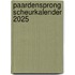 Paardensprong scheurkalender 2025