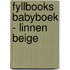 Fyllbooks Babyboek - Linnen beige