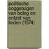 Poëtische ooggetuigen van Beleg en Ontzet van Leiden (1574)