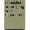 Checklist Vereniging van Eigenaren by Unknown