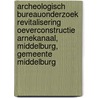 Archeologisch Bureauonderzoek Revitalisering oeverconstructie Arnekanaal, Middelburg, Gemeente Middelburg door J. Ras
