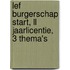 LEF Burgerschap START, LL jaarlicentie, 3 thema's