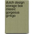 Dutch Design Storage Box Classic Gorgeous Ginkgo